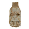 Gold merino wool dog sweater, alternate view