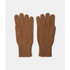 Undyed alpaca gloves in camel